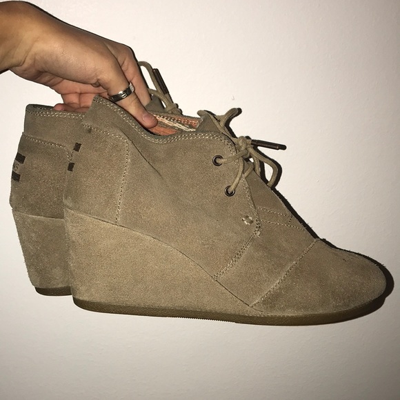 toms desert wedge bootie - Picture 2 of 7